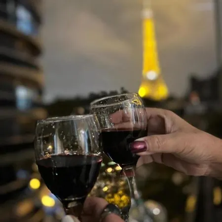 Vue Imprenable Sur La Tour Eiffel شقة باريس